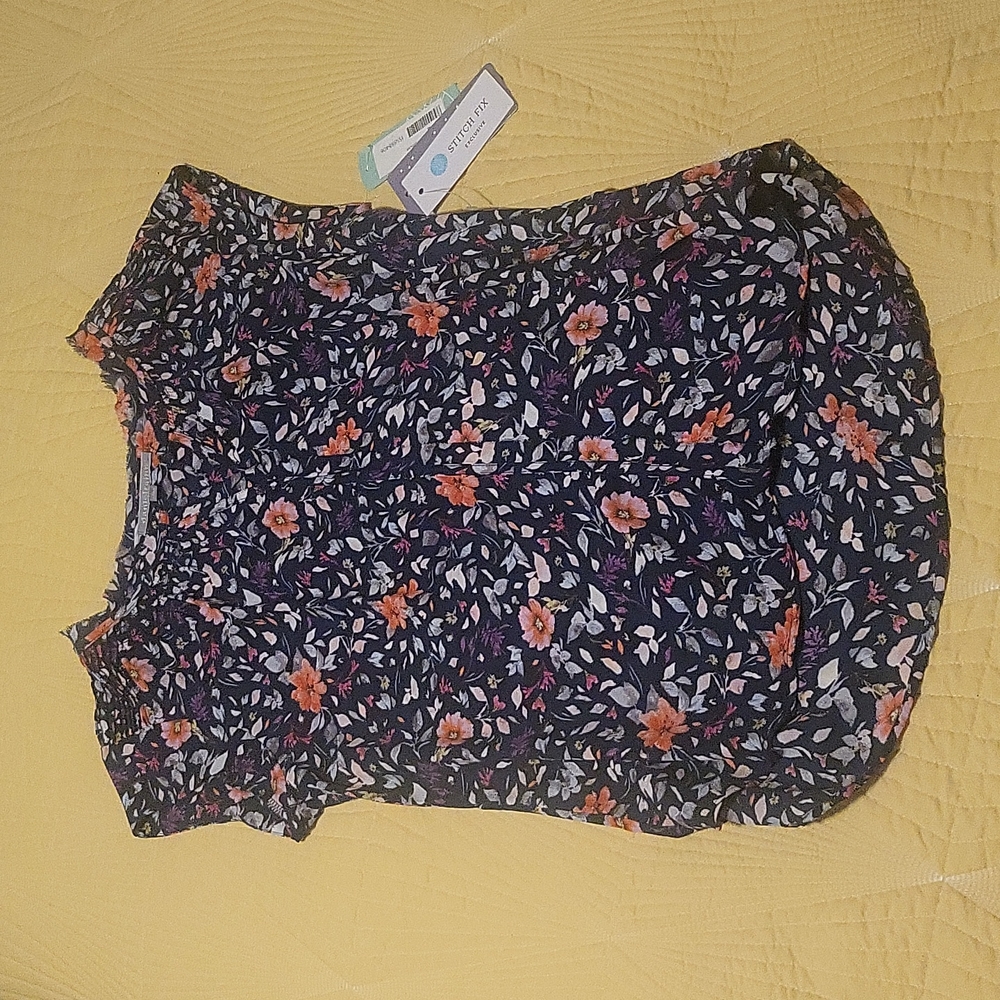NWT Floral Blouse
